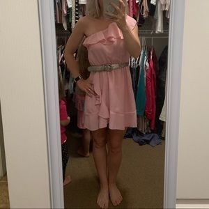 Pink Ruffle Dress